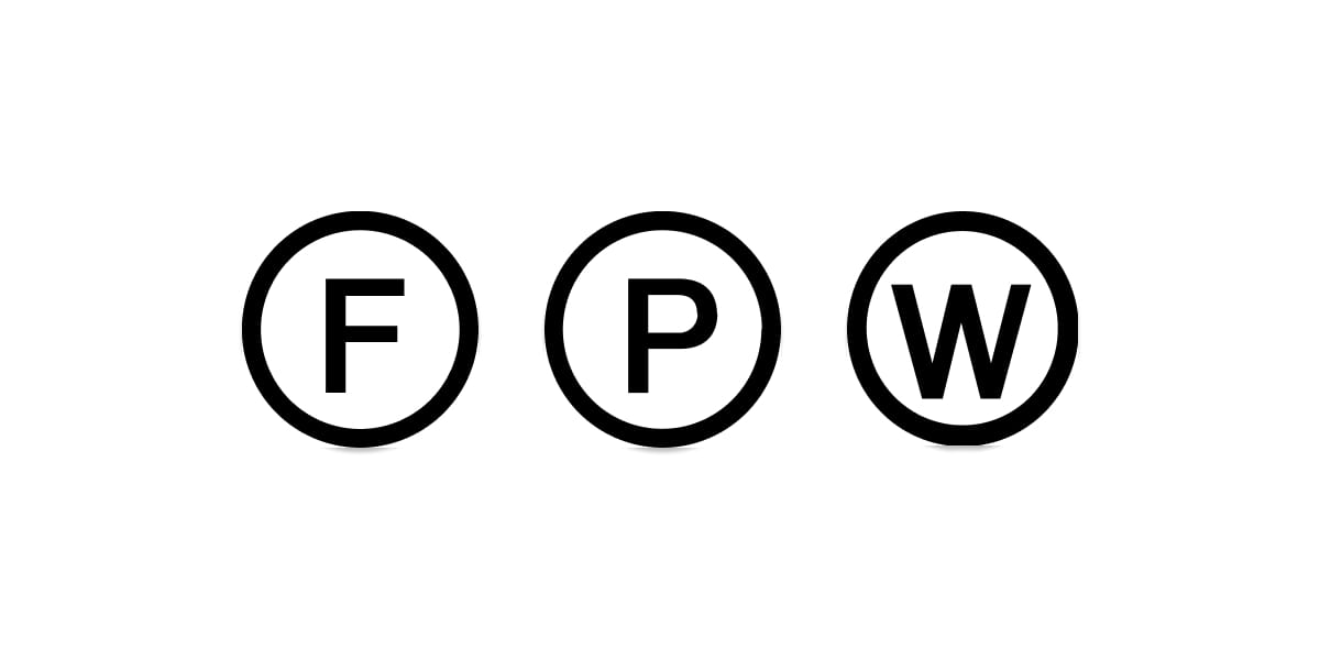 F,P,W